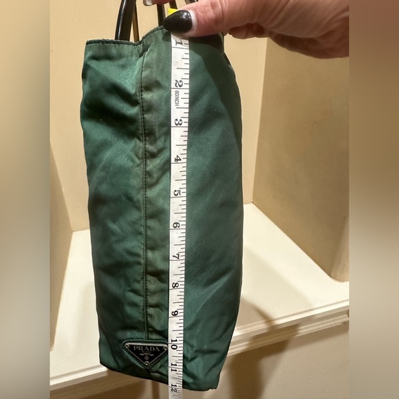 Prada Tessuto Plex Forrest Green Tote - Picture 2 of 13